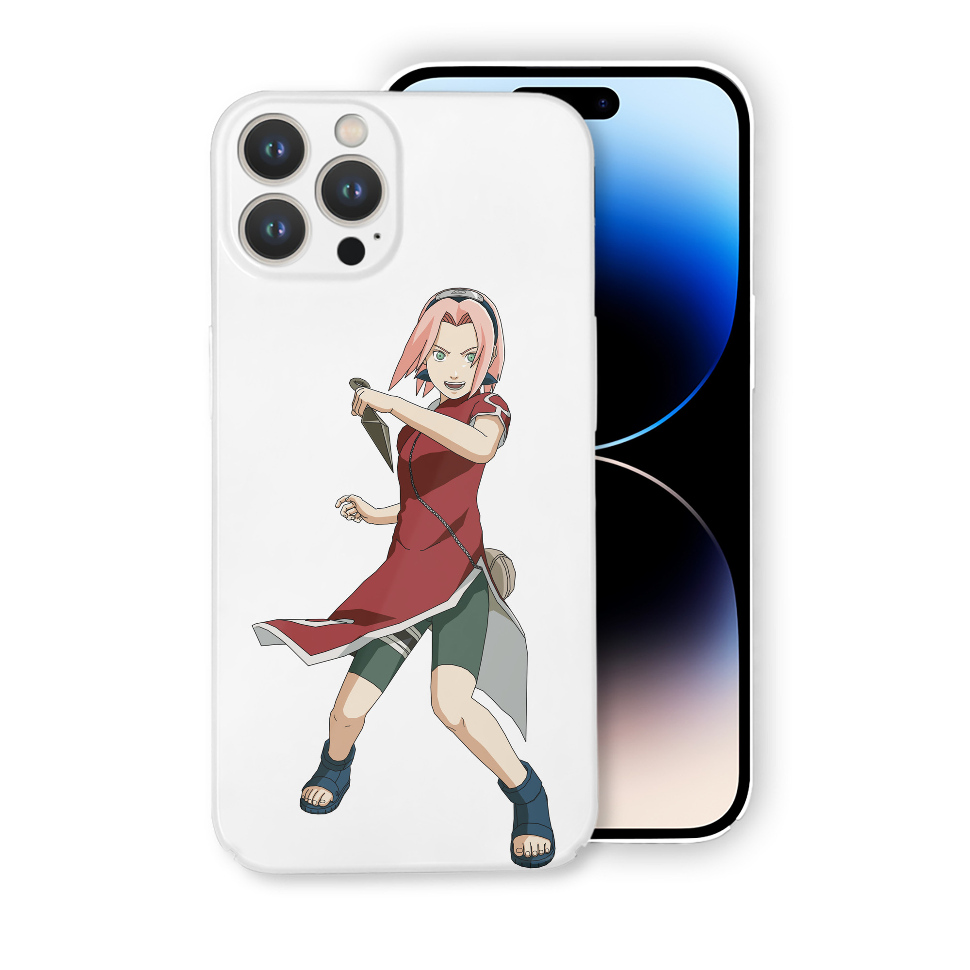 （画像用） NARUTO -ナルト- 春野サクラ Haruno Sakura 【iPhone 14シリーズ対応】ハードケース